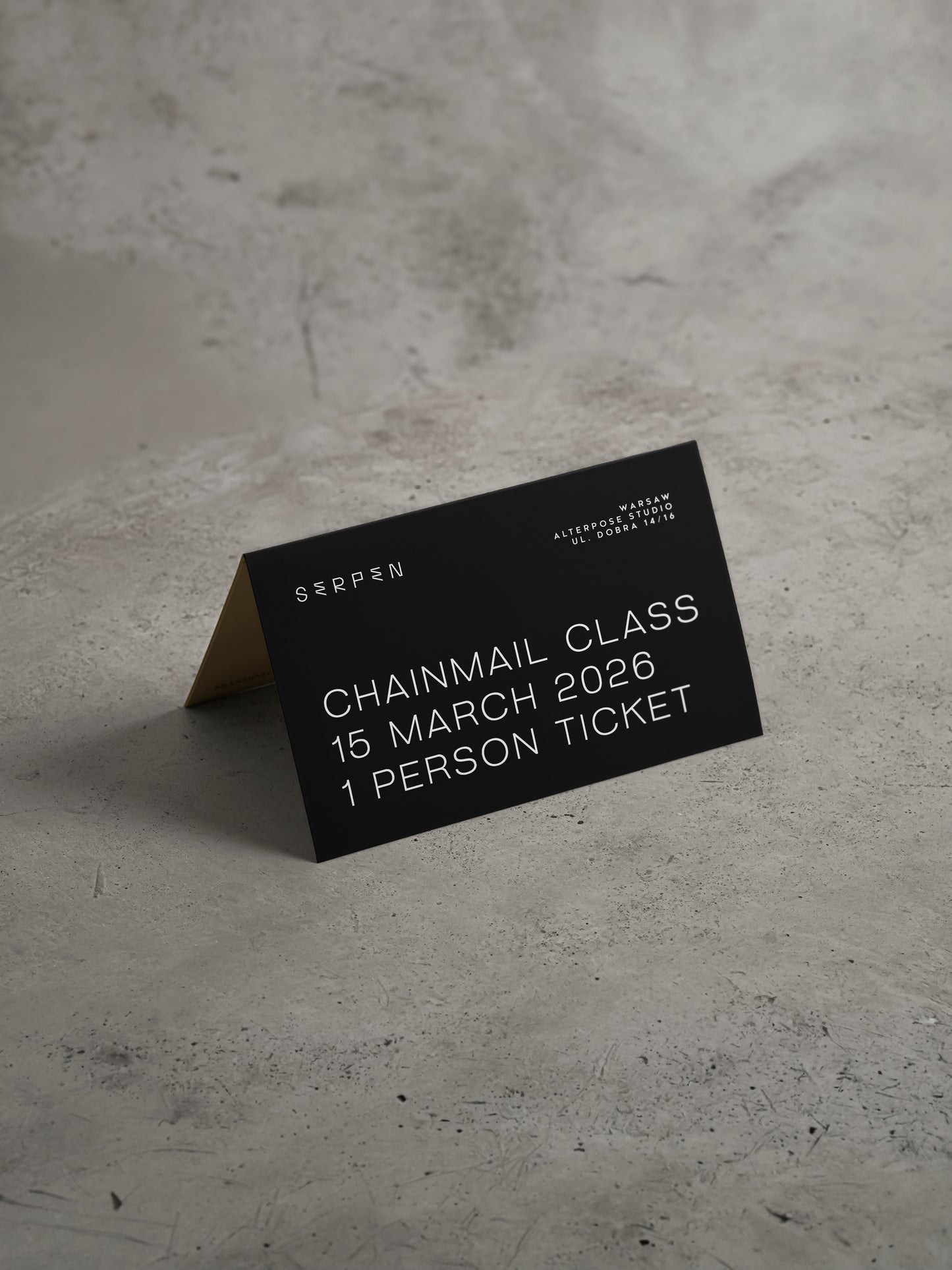 CHAINMAIL CLASS ticket + 200PLN gift card