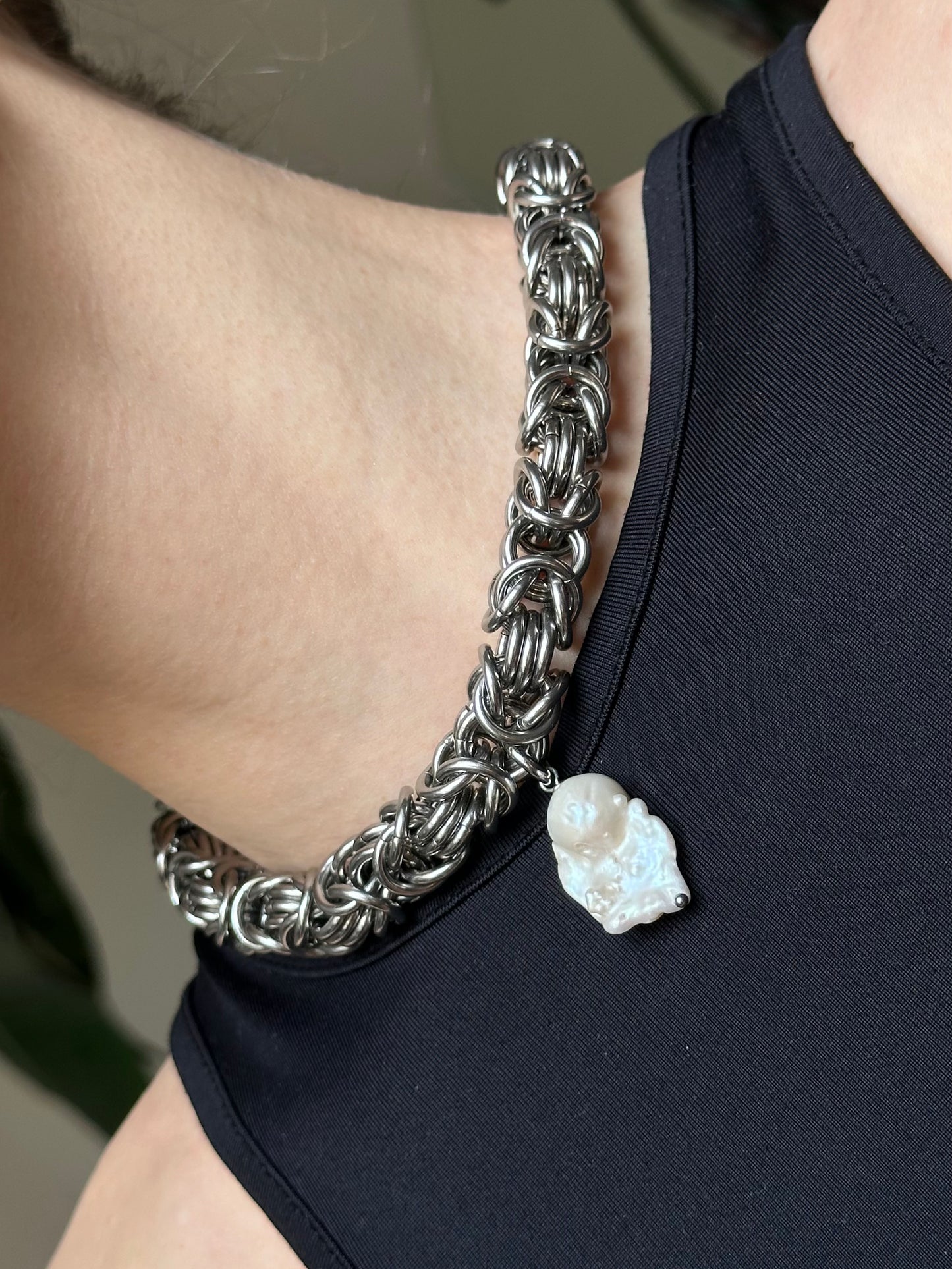 HEAVY BYZANTINE choker