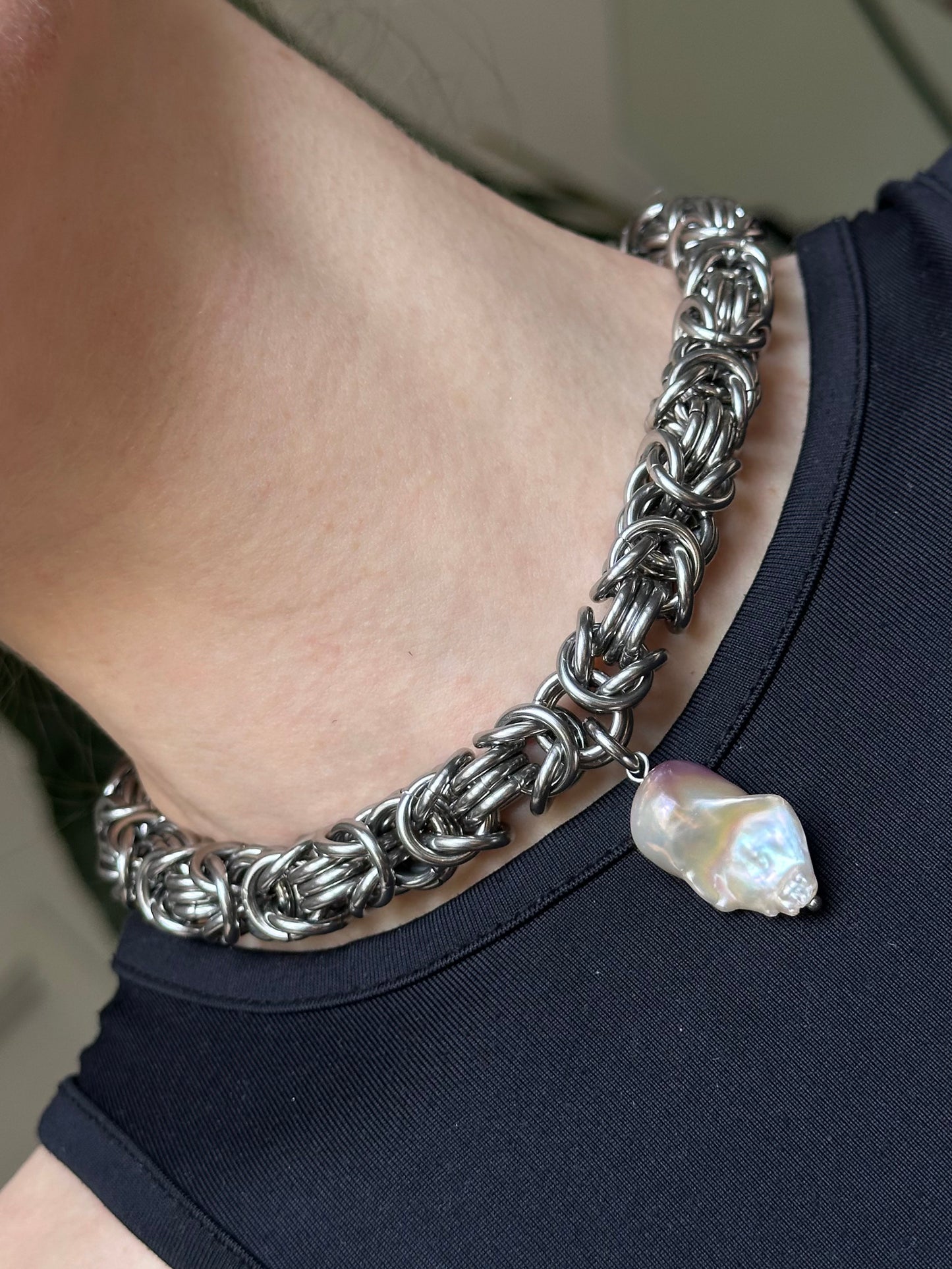 HEAVY BYZANTINE choker