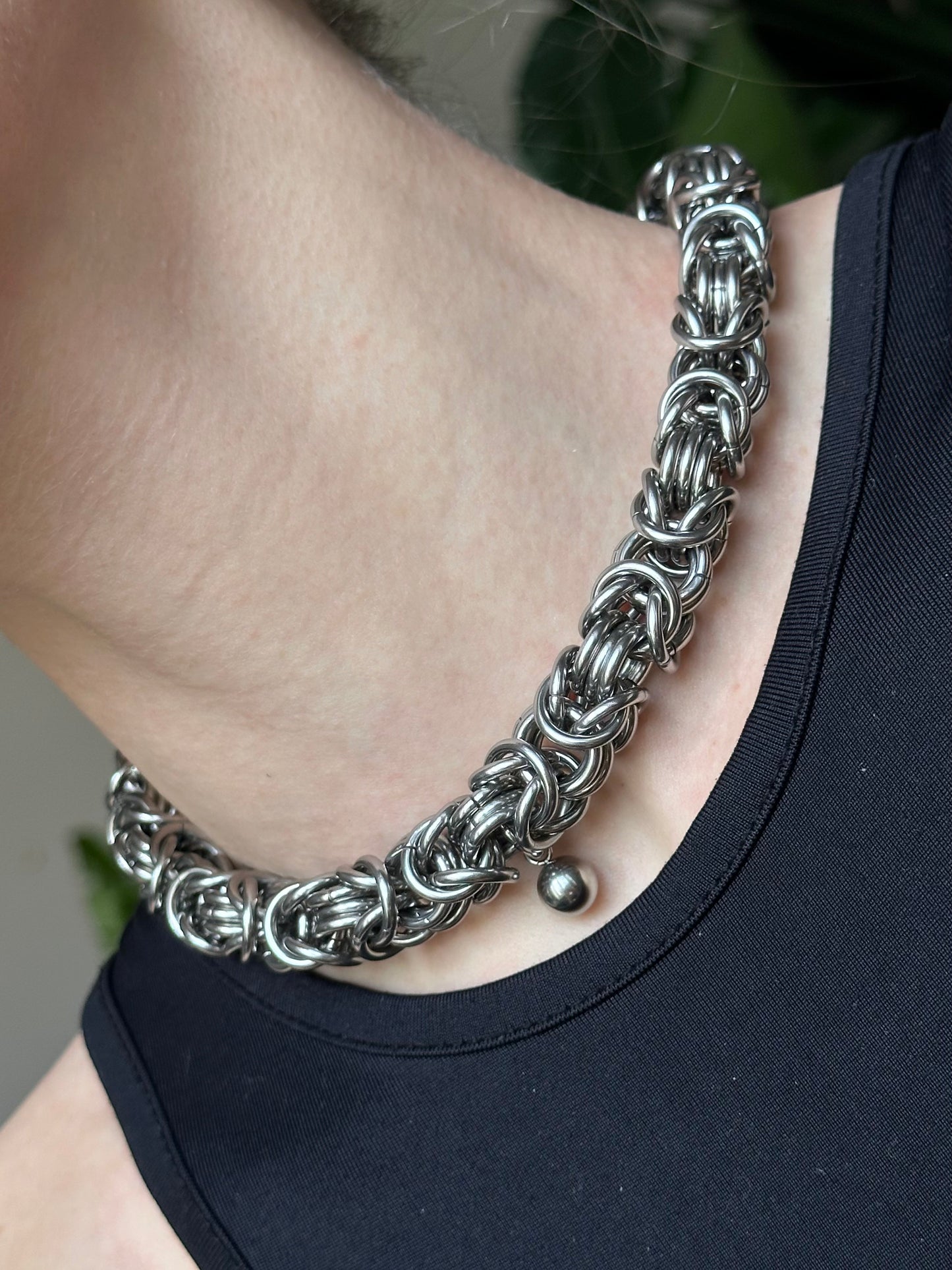 HEAVY BYZANTINE choker