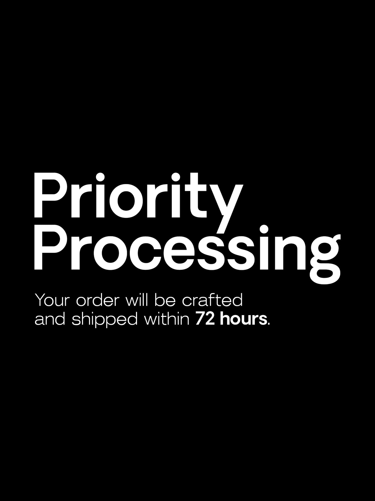 Priority Processing (72h)